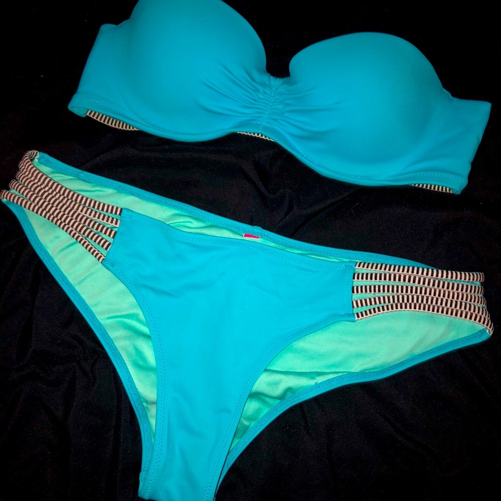 Victoria Secret Flirt Bandeau Bikini set